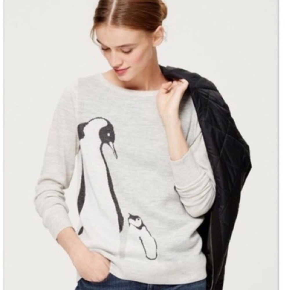 Ann Taylor Penguin Mama Sweater